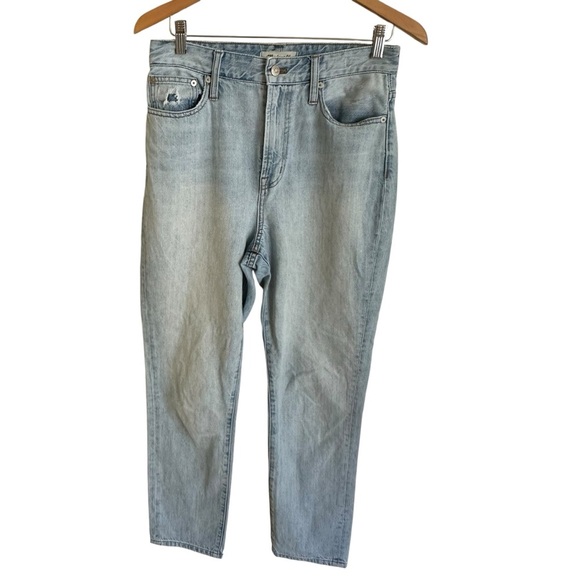 Madewell Size 26 The Curvy Perfect Vintage Jeans Light Wash High Waisted Jeans - Picture 2 of 9
